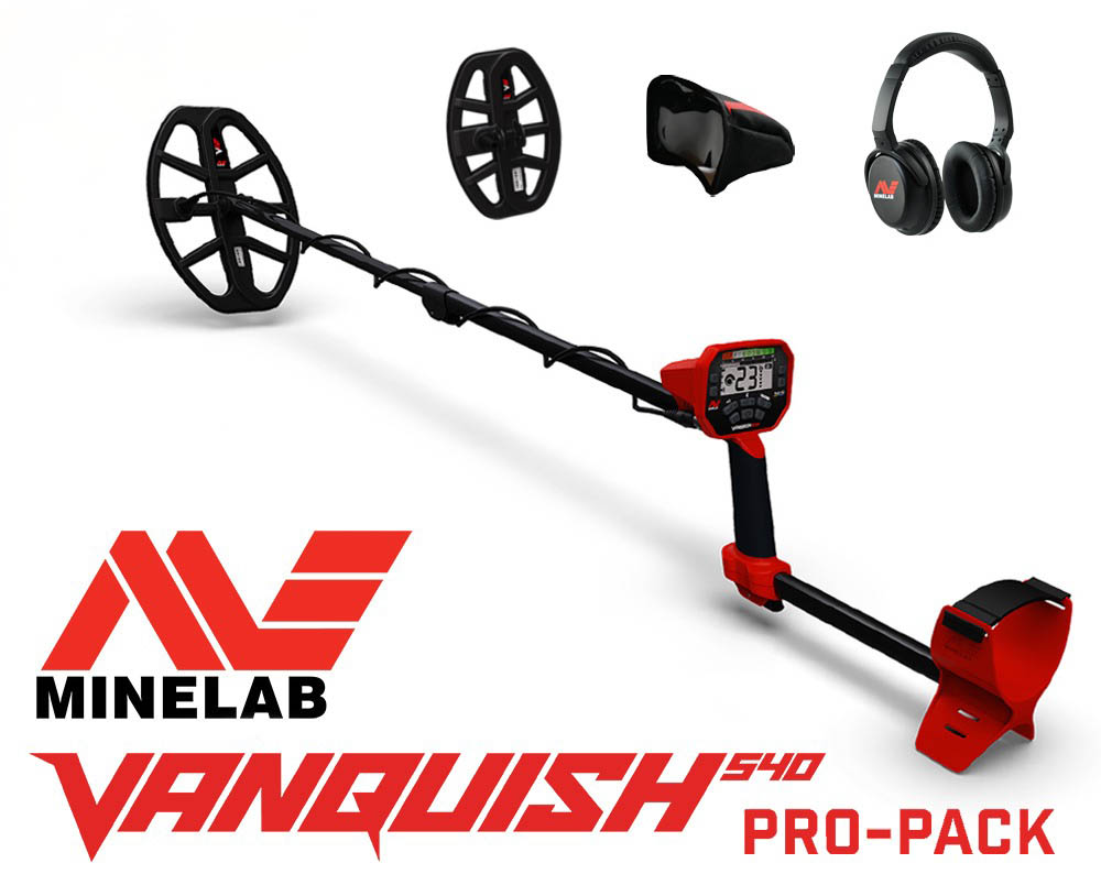Minelab Vanquish 540 Pro-Pack Metalldetektor / Tragetasche GRATIS dazu