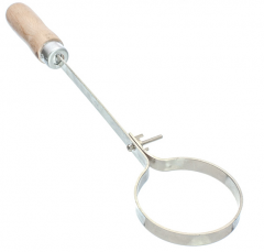 Tiegelhalter - verstellbar - für Schmelztiegel mit Ø 80 mm - ca. 38 cm lang