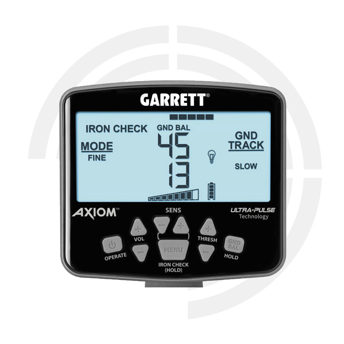 Garrett AXIOM 11" x 7" Mono-Spule & 13" x 11" DD-Spule und MS-3 Funkkopfhörer