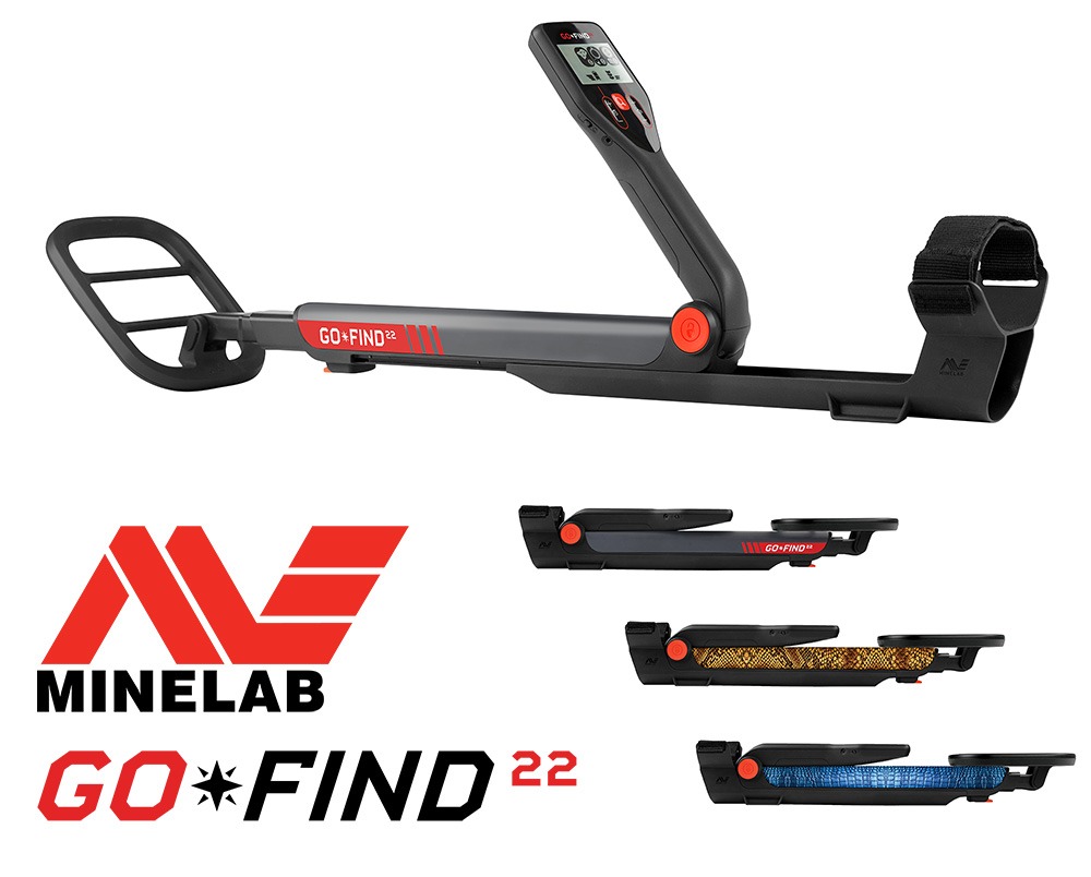 Minelab GO-FIND 22 Metalldetektor mit GRATIS Tragetasche