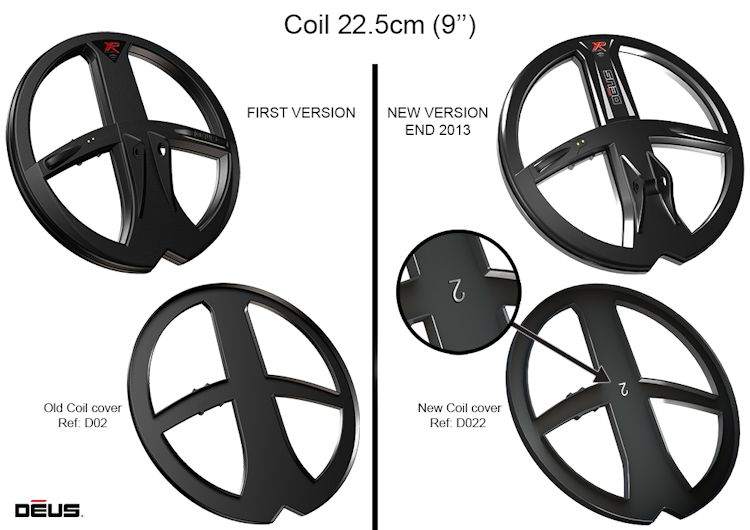 XP Deus Spulenschutz 22,5cm Ausführung "2"