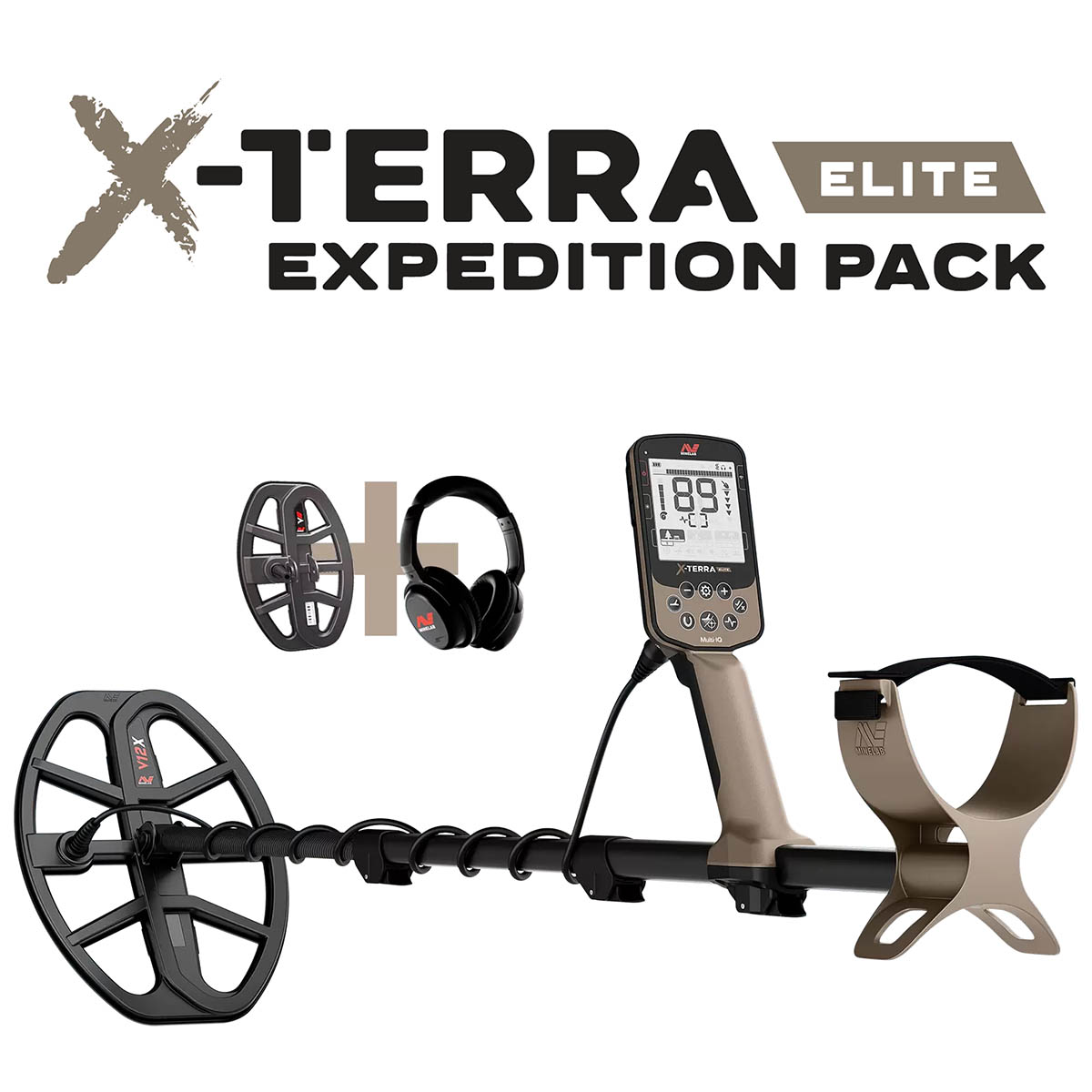 Minelab X-Terra Elite Metalldetektor Expedition Pack